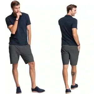 Swet Tailor Men’s 28 Gray Chino Shorts Stretch Cotton Spandex NWT Golf Travel